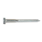 MIDWEST FASTENER Lag Screw, 5/16 in, 3-1/2 in, Steel, Zinc Plated Hex Hex Drive, 50 PK 01305